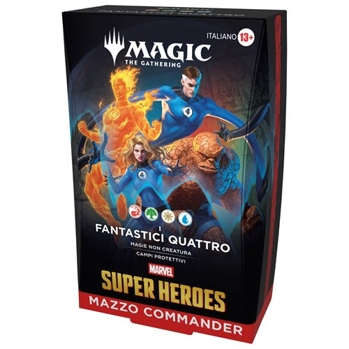 Marvel Super Heroes - Commander Decks Display (4 Mazzi) - (ITA)