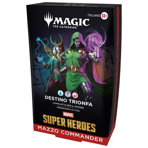 Marvel Super Heroes - Commander Decks Display (4 Mazzi) - (ITA)
