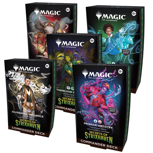 Secrets Of Strixhaven - Commander Decks Display (5 Mazzi) - (ENG)