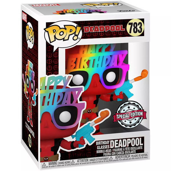 Marvel “Deadpool” - Birthday Glasses Deadpool (783) - Special Edition